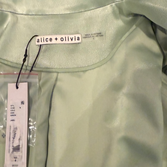 Alice + Olivia Pastel Green Suit Jacket - Picture 12 of 15
